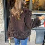 Daisy Plüss Műszőrme Kabát