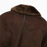 Esme Suede Rövid Bomber Dzseki