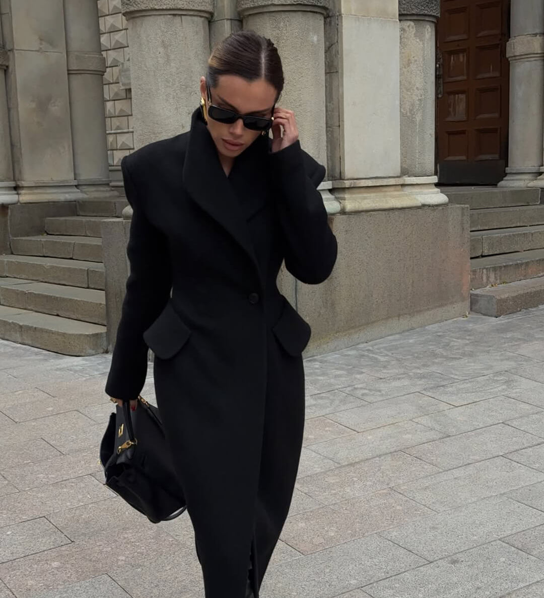 Genevieve Testre szabott Maxi Kabát