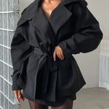 Hailey Crop Trench Kabát