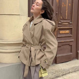Hailey Crop Trench Kabát