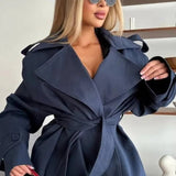 Hailey Crop Trench Kabát