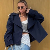 Hailey Crop Trench Kabát