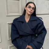 Hailey Crop Trench Kabát