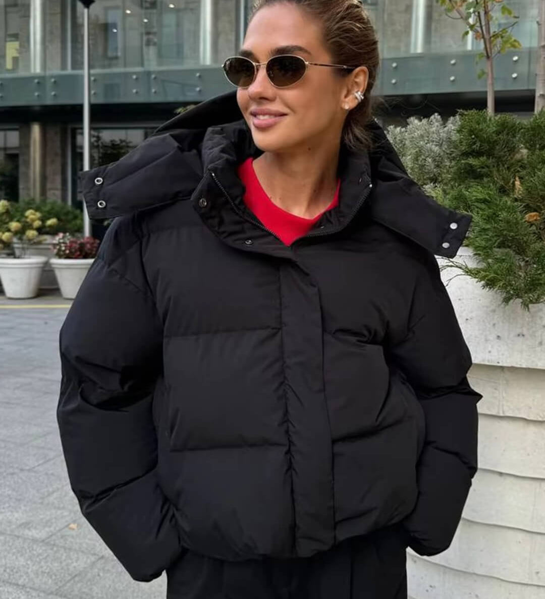Hannah Kapucnis Töltött Dzseki