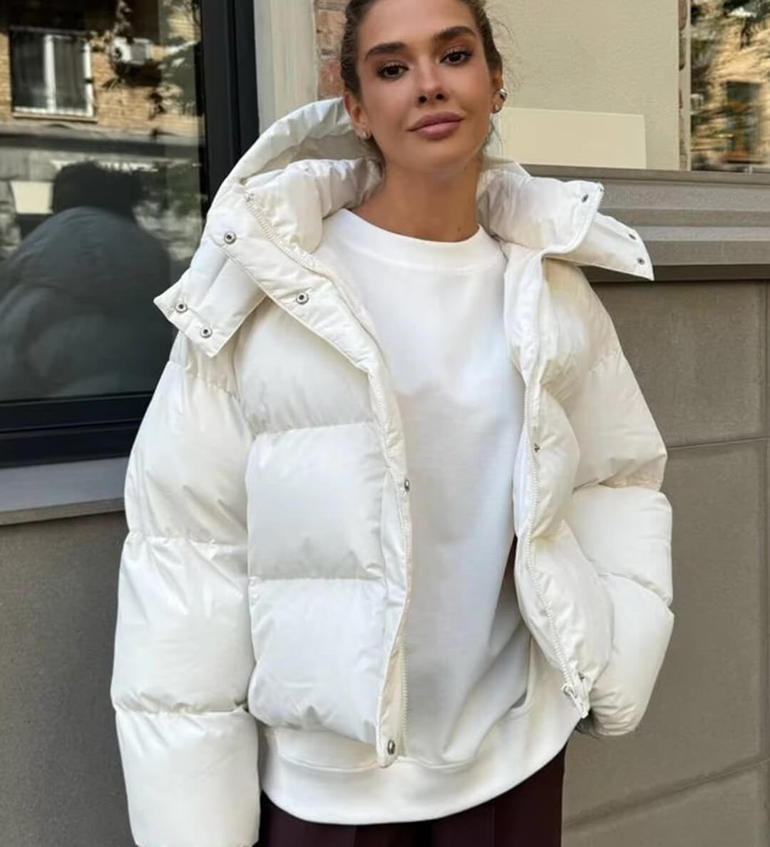 Hannah Kapucnis Töltött Dzseki