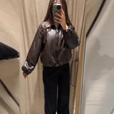 Jenny Műbőr Bomber Dzseki