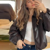 Jenny Műbőr Bomber Dzseki