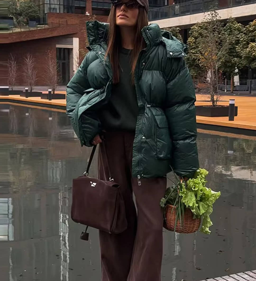 Jillian Fényes Pufi Kabát