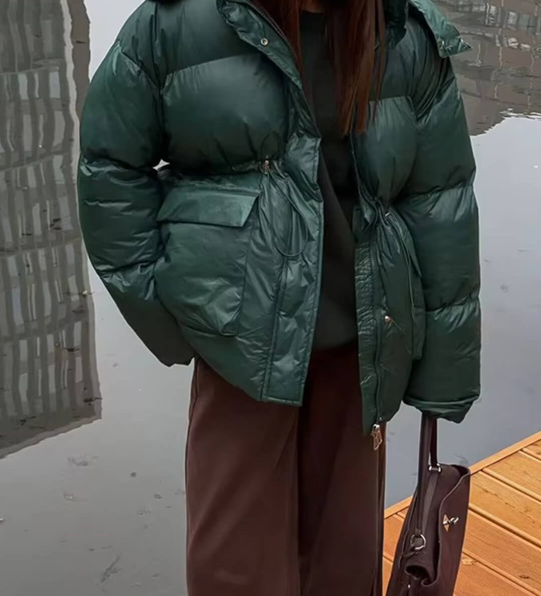 Jillian Fényes Pufi Kabát