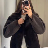 Joana Kétoldala's Műszőrme Bőrkabát