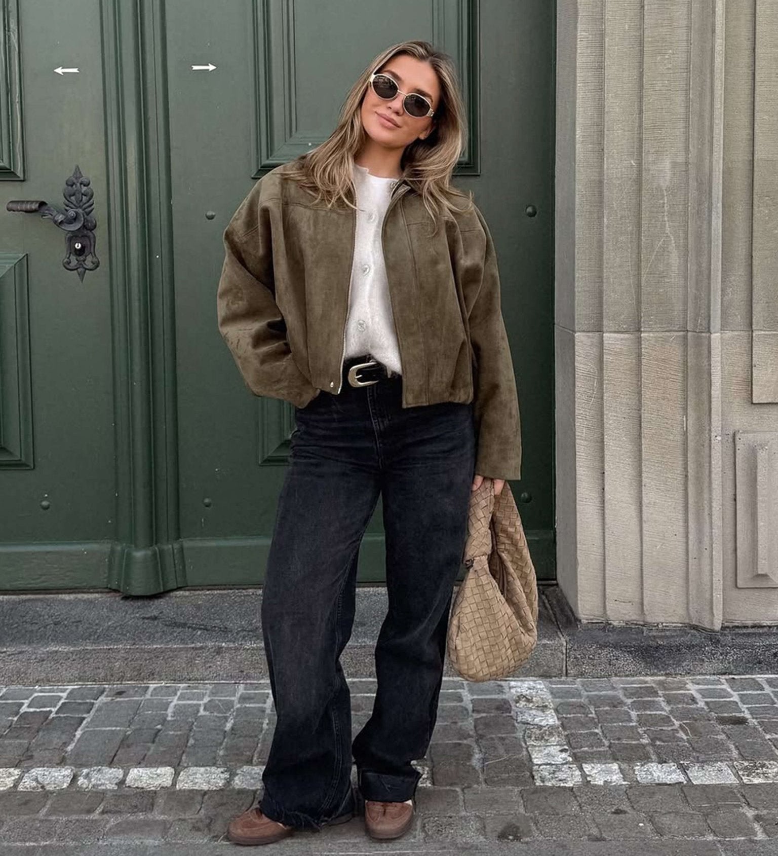Lara Suede Bomber Dzseki