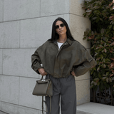 Lara Suede Bomber Dzseki
