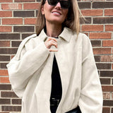 Lara Suede Bomber Dzseki