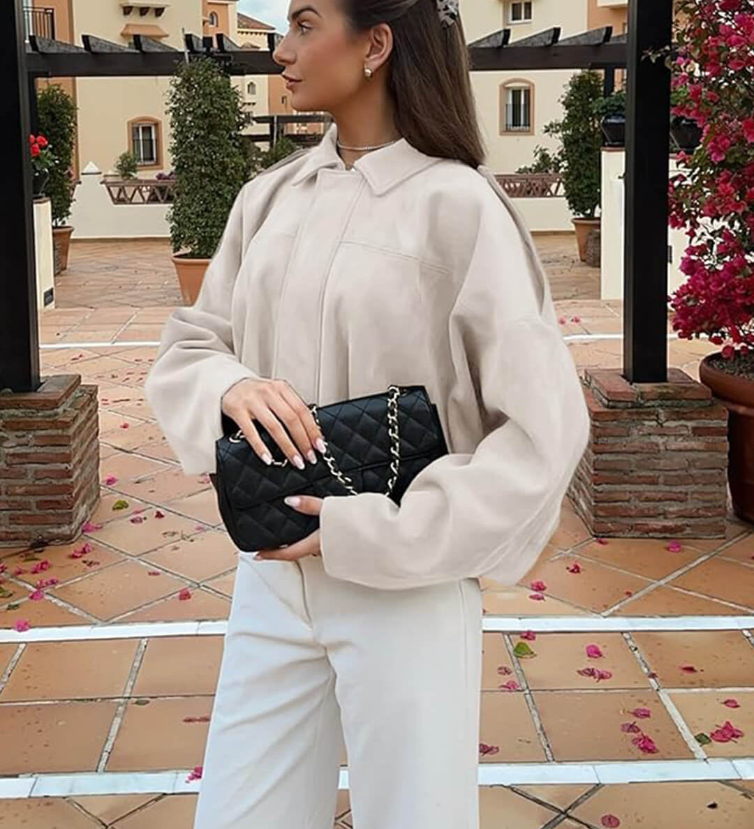 Lara Suede Bomber Dzseki