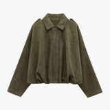 Lara Suede Bomber Dzseki