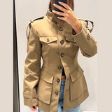 Melinda Slim Fit Trench Kabát