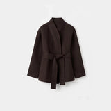 Monica Övvel Ellátott Oversized Wrap Kabát