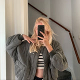 Salma Párnázott Bomber Dzseki