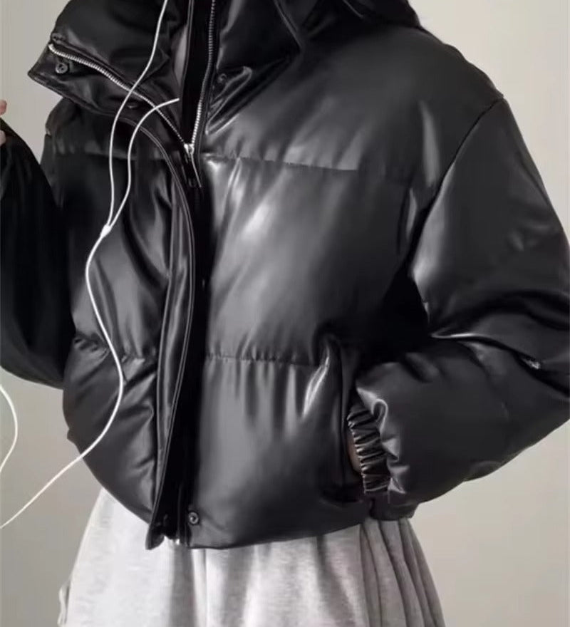 Samantha Műbőr Pufikabát