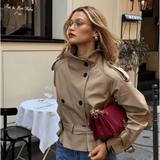 Sofie Rövid Trench Kabát