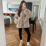 Susan Zip Up Teddy Dzseki