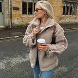 Susan Zip Up Teddy Dzseki
