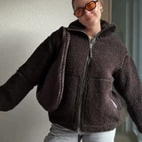Susan Zip Up Teddy Dzseki