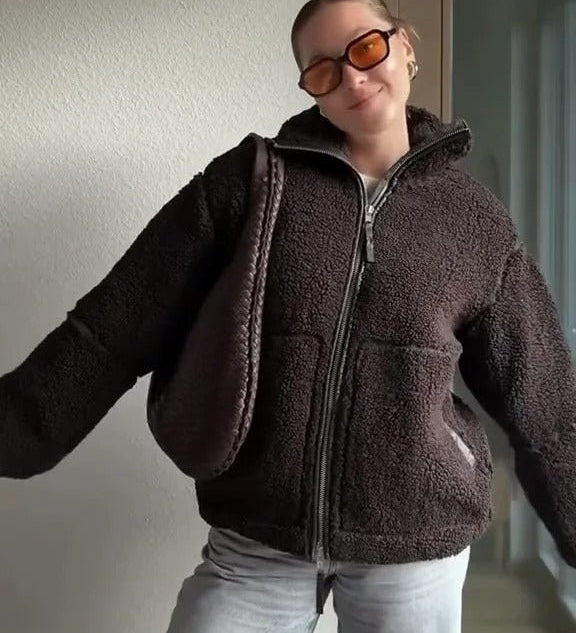 Susan Zip Up Teddy Dzseki