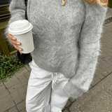 Meryl Váll nélküli mohairpor