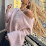 Meryl Váll nélküli mohairpor