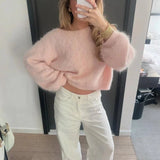 Meryl Váll nélküli mohairpor