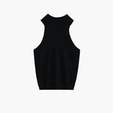 Nicky Nyakpántos Ujjatlan Kötött Crop Top