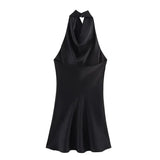 Colleen Sátoros Drapált Mini Ruha